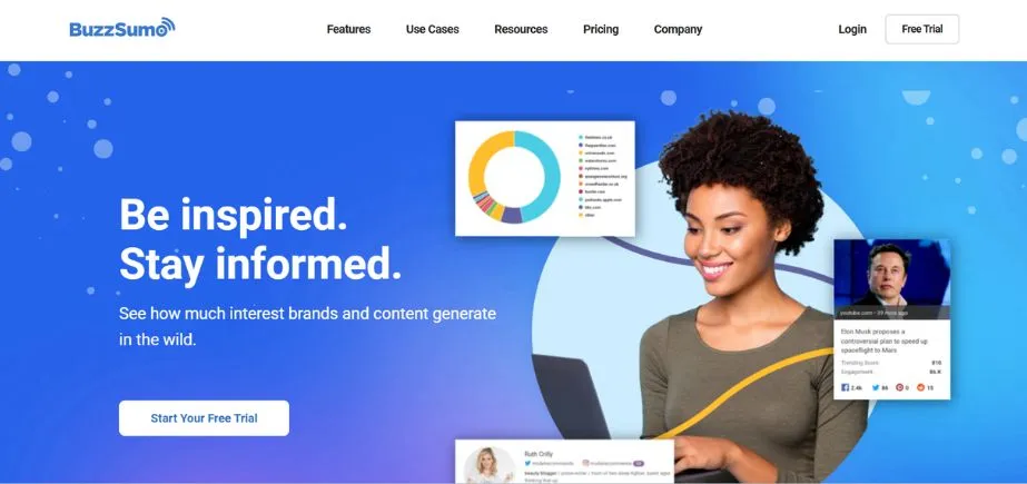 BuzzSumo - AI Social Listening Tools