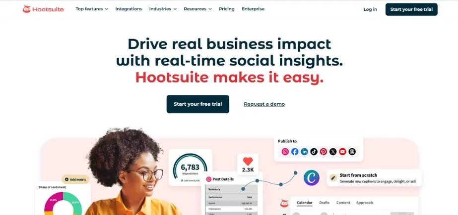 Hootsuite - AI Social Listening Tools
