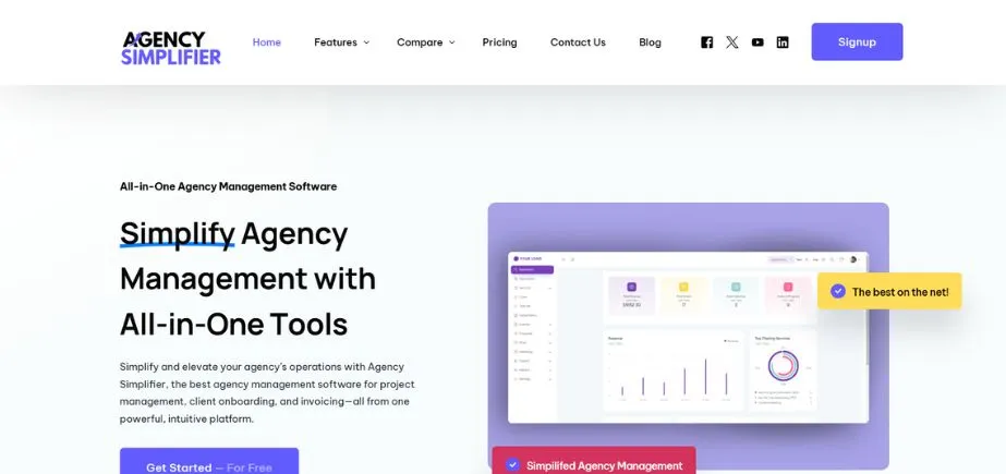 Agency Simplifier - Asana Alternatives
