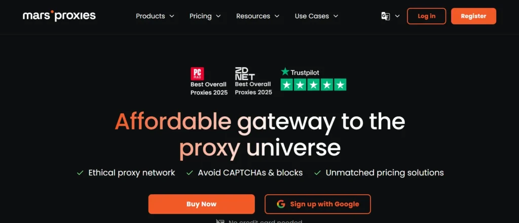 MarsProxies - Proxy Server