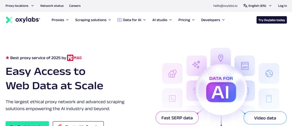 Oxylabs - Proxy Server