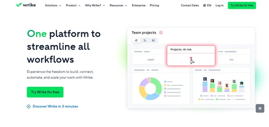 Wrike - Asana Alternatives