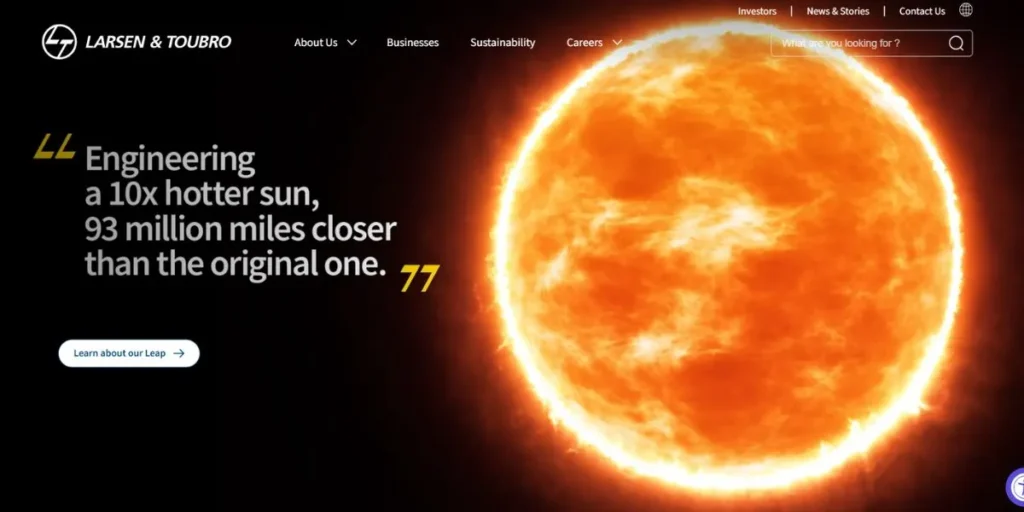 Automation Companies in India- Larsen & Toubro Limited (L&T)