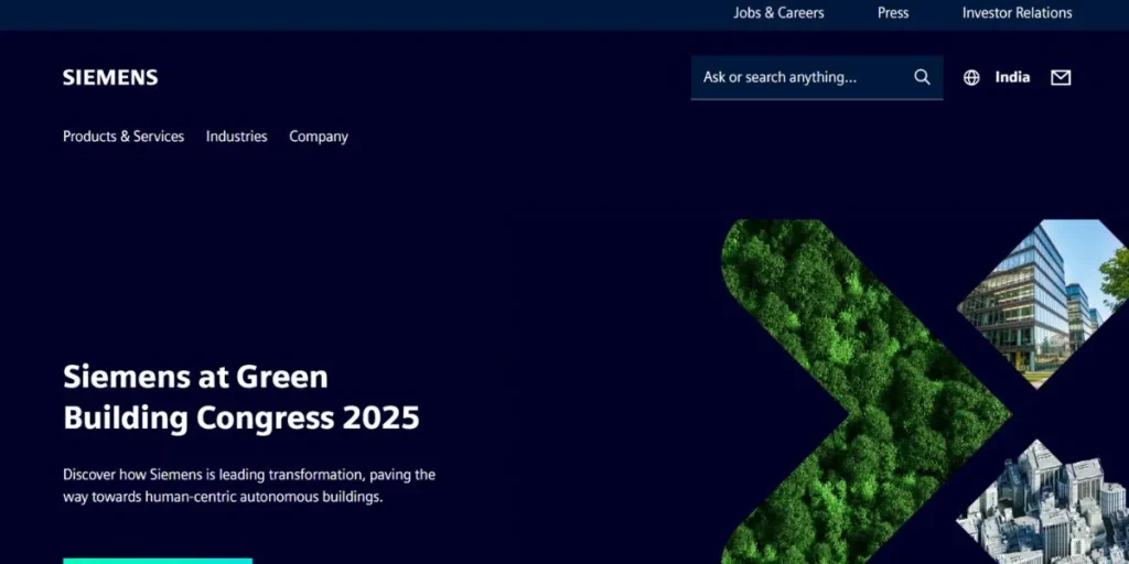 Automation Companies in India- Siemens Limited