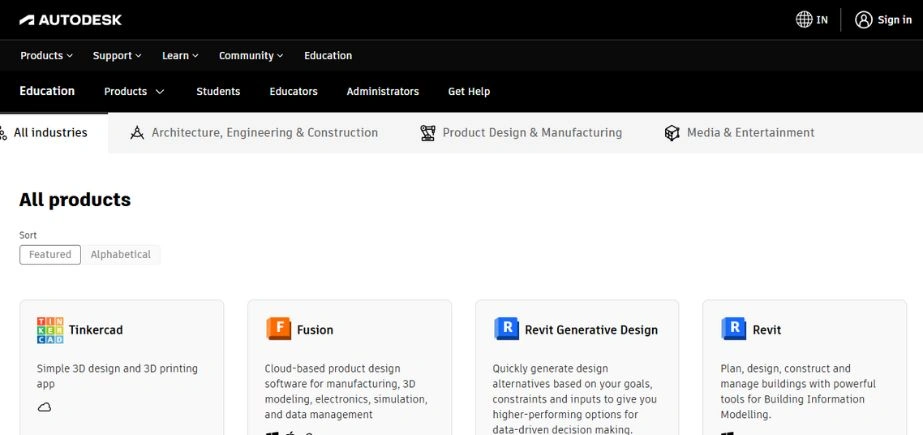 CAD Software - AutoCAD Student Version