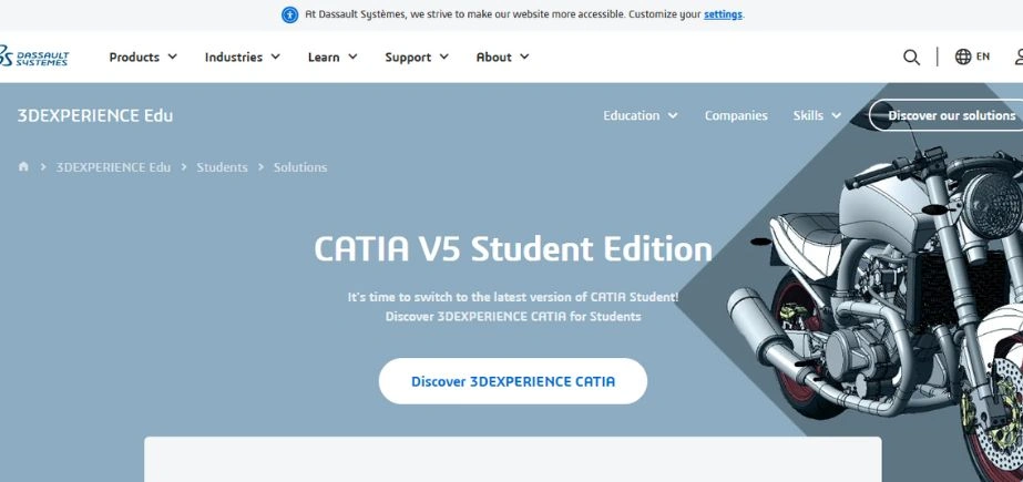 CAD Software - CATIA Student Edition