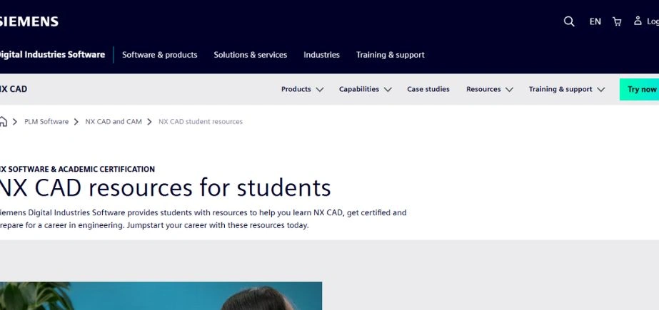CAD Software - Siemens NX Student Edition