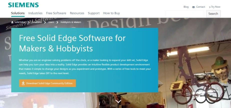 CAD Software - Solid Edge Community Edition
