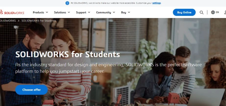 CAD Software - SolidWorks Student Edition