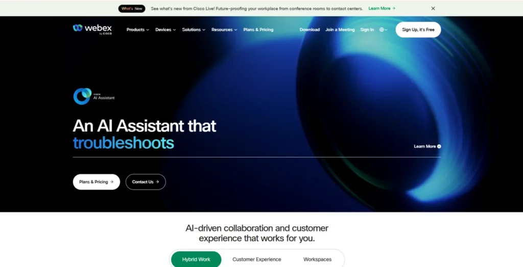 Cisco Webex - Video Conferencing Software