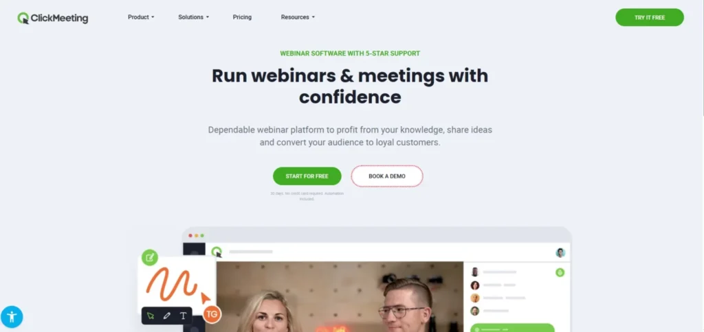 ClickMeeting - Video Conferencing Software