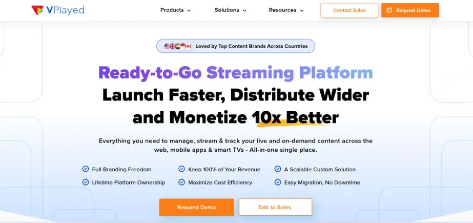 Contus VPlayed - OTT App Development Companies