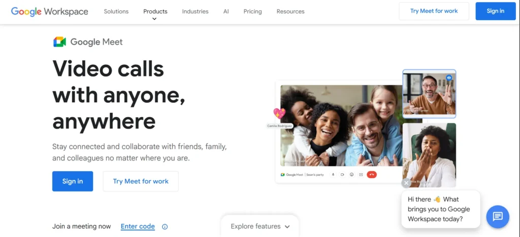 Google Meet - Video Conferencing Software