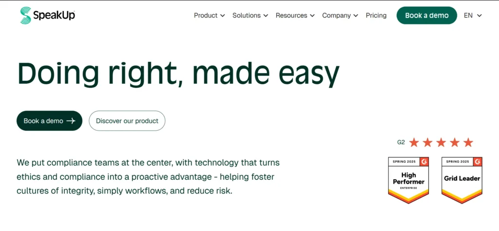 SpeakUp - Compliance Management Software