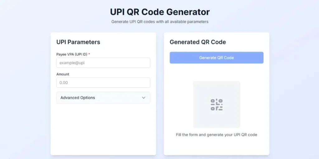 UPI QR Code Generators