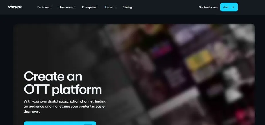 Vimeo OTT - OTT App Development Companies
