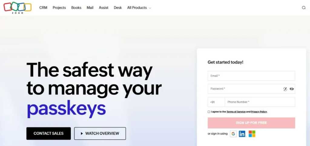 Zoho Vault - Best Password Managers