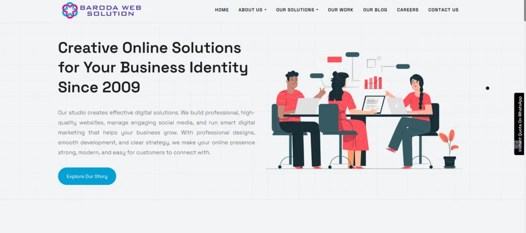 Web Development Companies in vadodara -  Baroda Web Solution