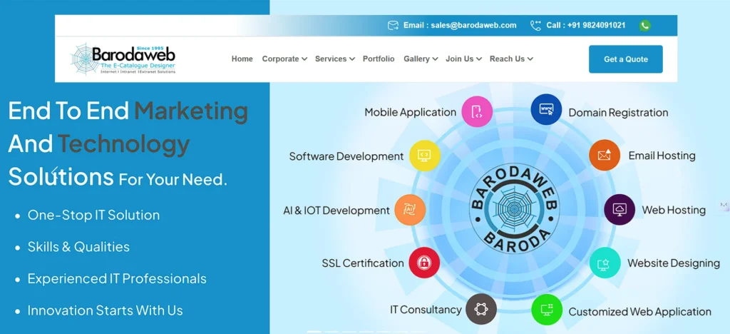 Web Development Companies in vadodara - Barodaweb