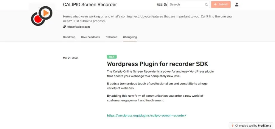 Calipio - Screen Recording Software