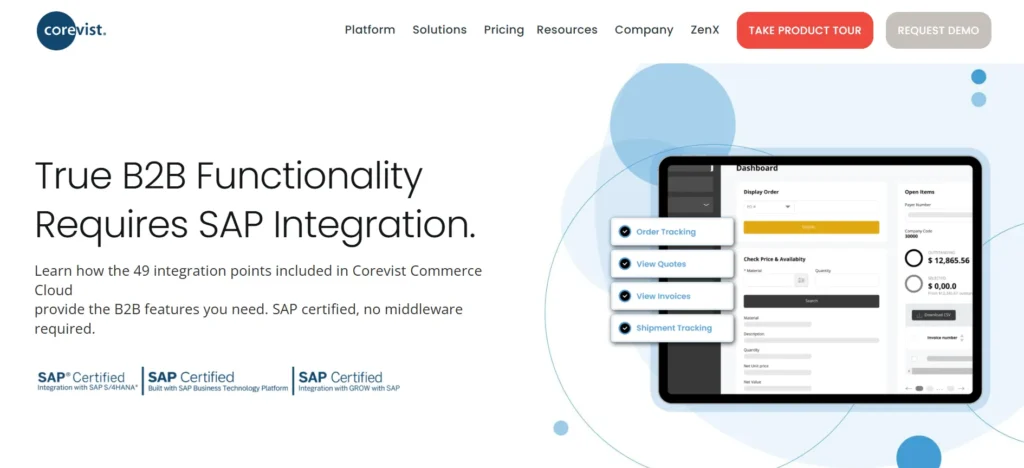 Corevist Business to Business Connector. - Magento SAP Integration Solution