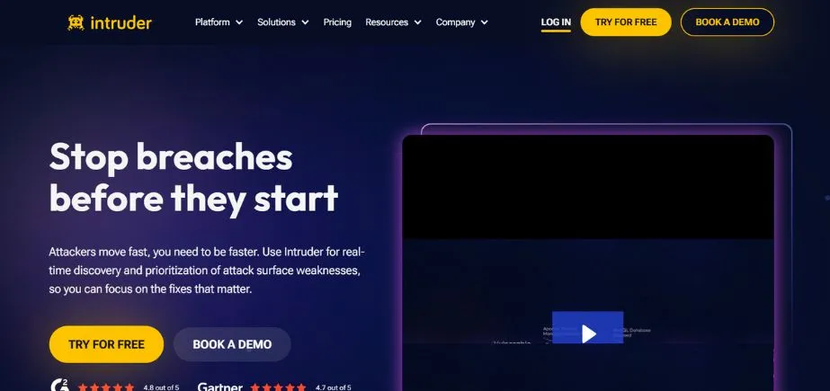 Intruder - Office Automation Software