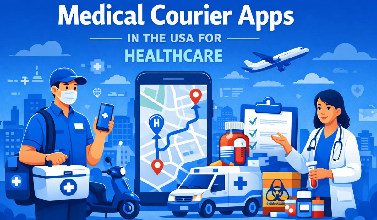medical courier apps in the USA