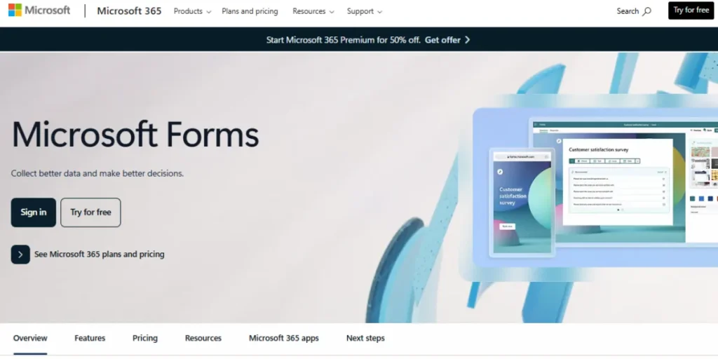 Google Forms Alternatives