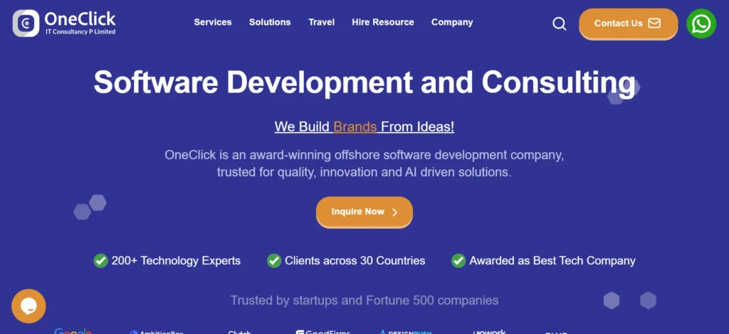 One Click IT Consultancy - Web Development Company in Lucknow