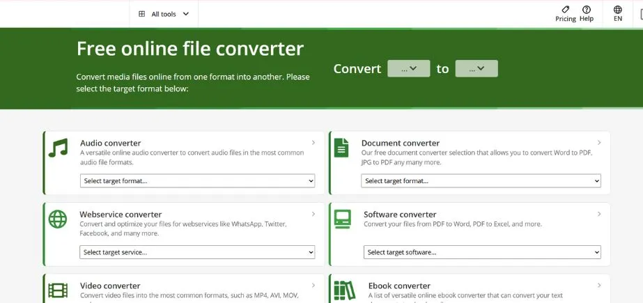 Online-Convert - Free MOV to MP3 Converters