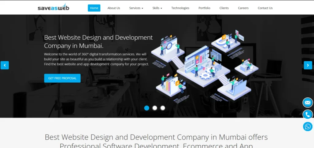Web Development Company In Mumbai - Save As Web