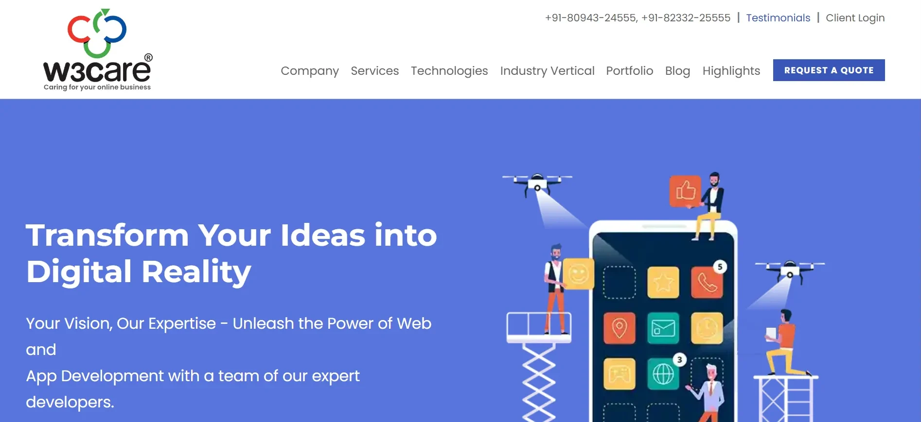 W3care Technologies - Web Development Company in Jaipur
