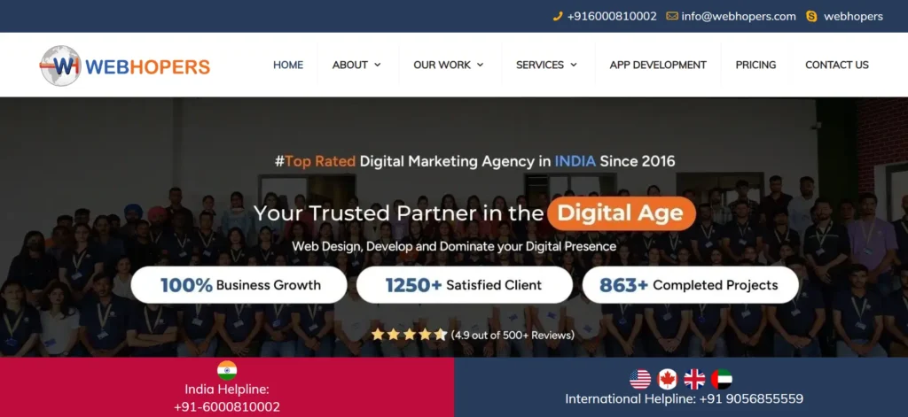 WebHopers Infotech Pvt. Ltd - Web Development Company in Lucknow