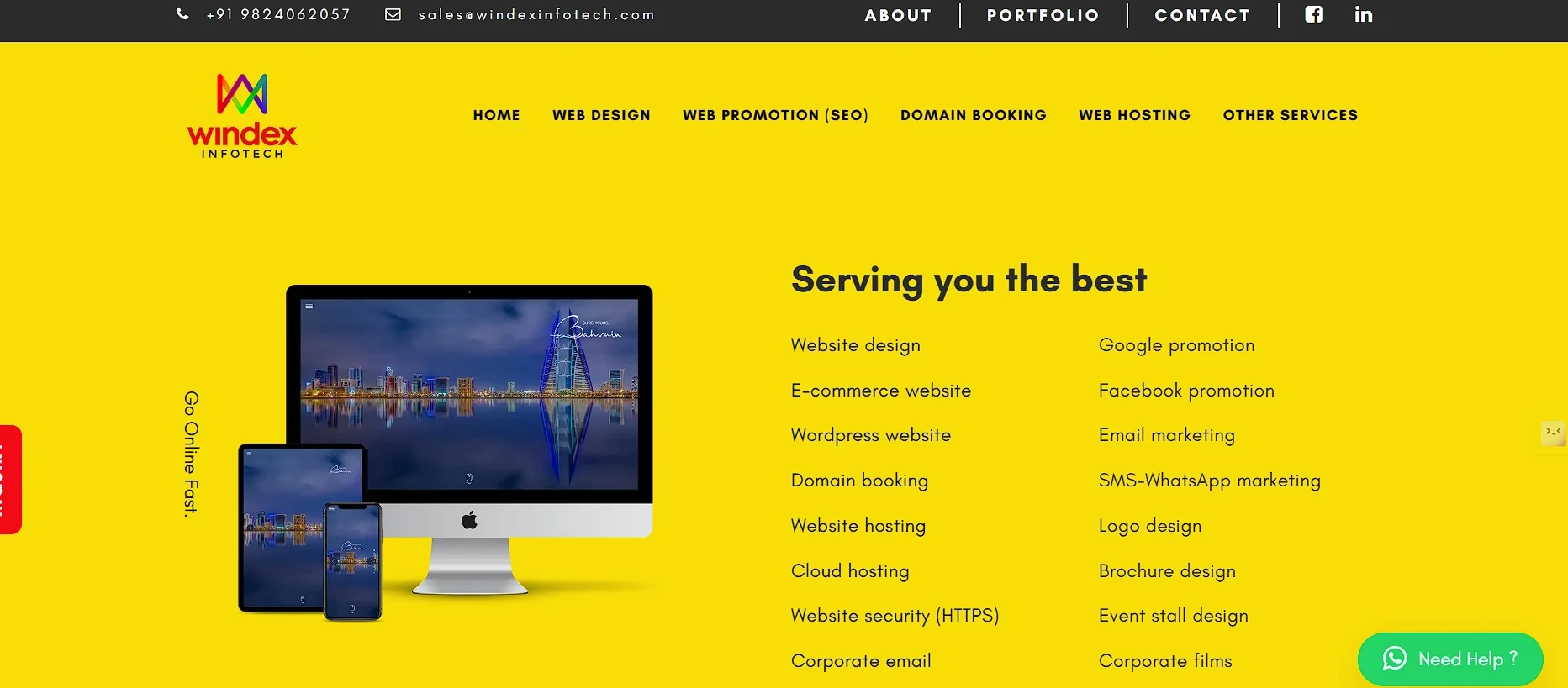 Web Development Companies in vadodara - Windex Infotech