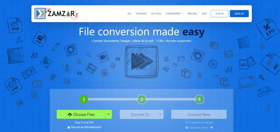 Zamzar - Free MOV to MP3 Converters