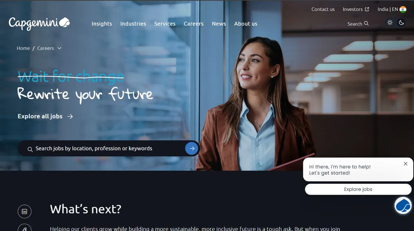 capgemini - best companies to work for in india