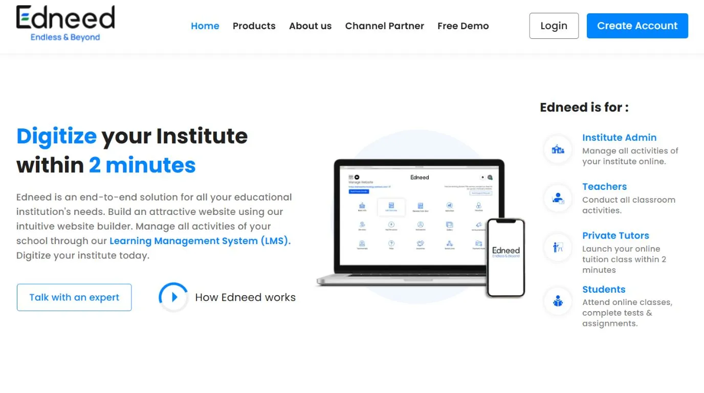 edneed - edtech companies in Noida