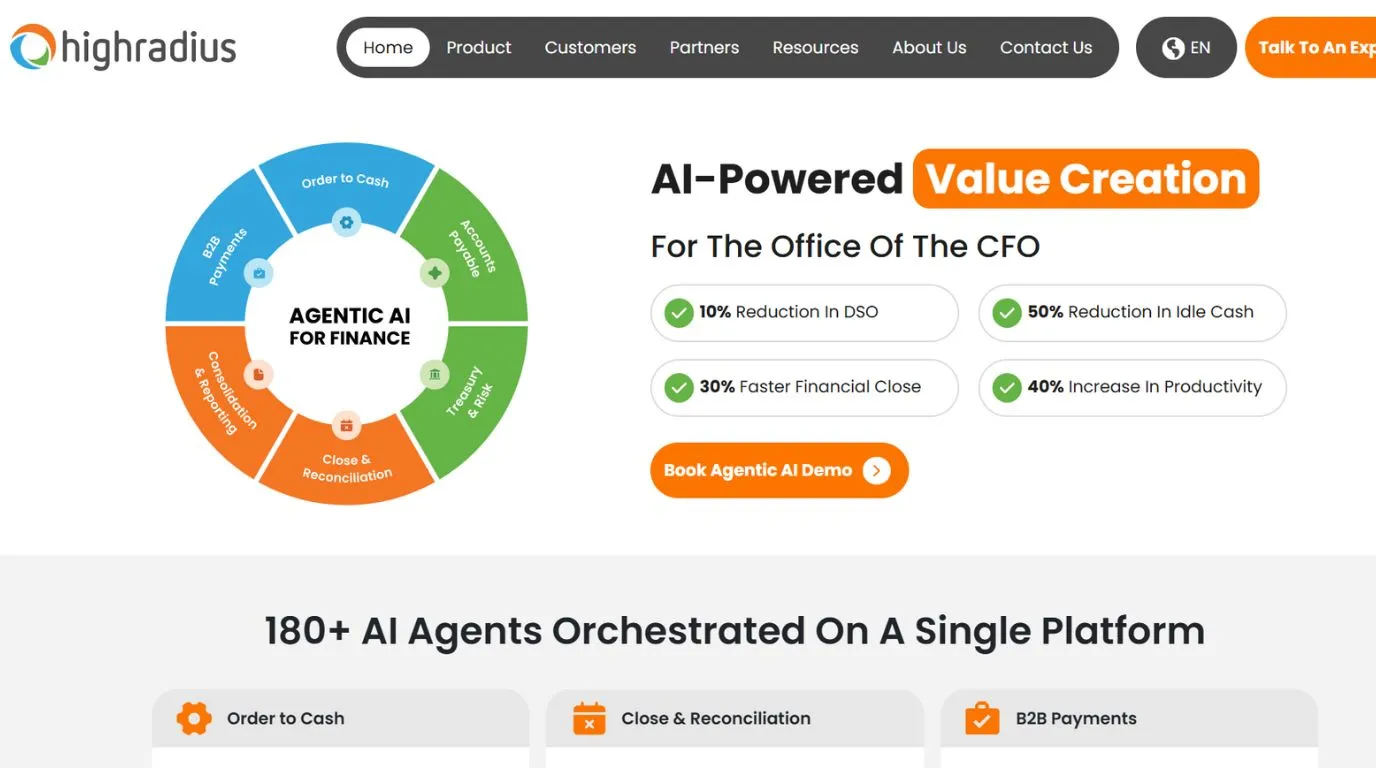 highradius - automation companies in Hyderabad