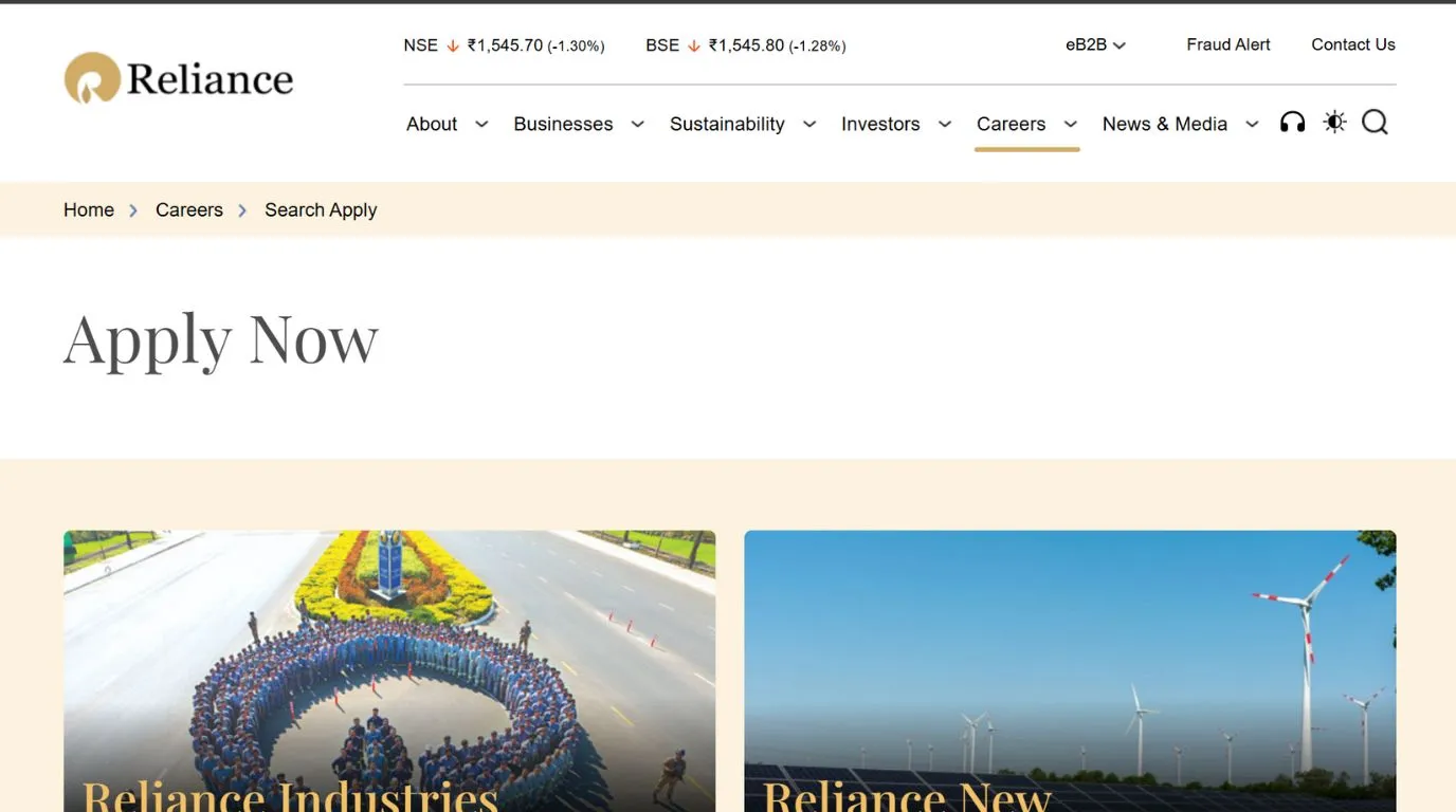 reliance industries - best companies to work for in india