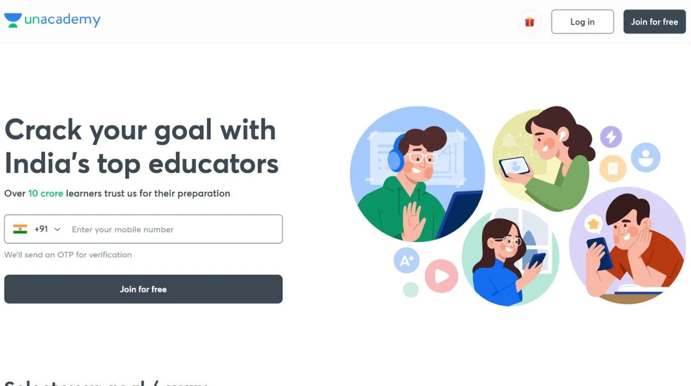 unacademy - edTech companies in Bangalore