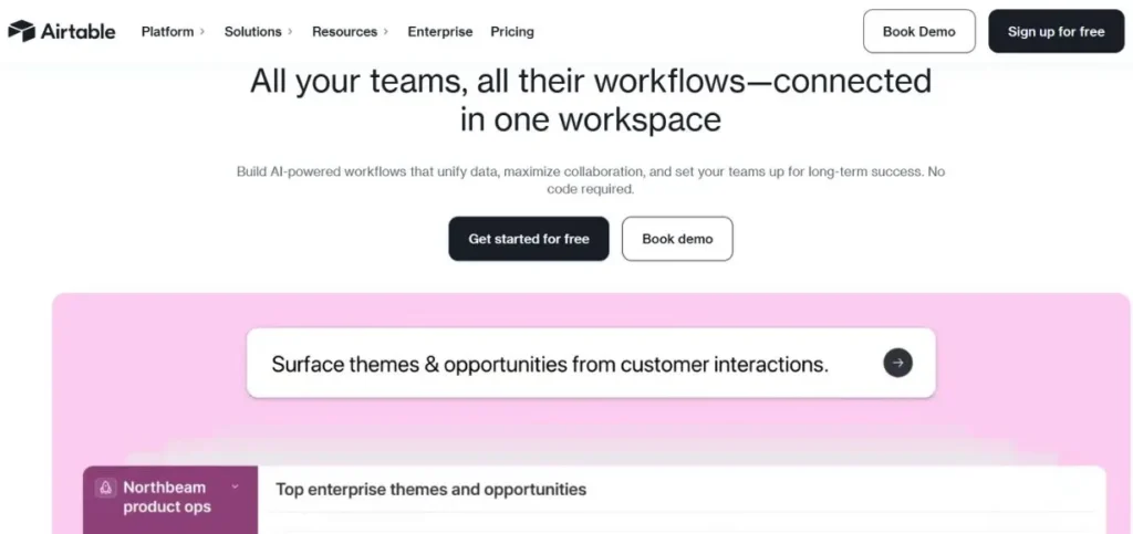 Airtable - Marketing Project Management Tools