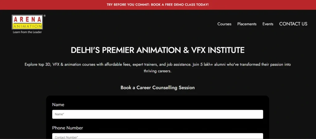 Game Development Courses in Hyderabad 
- Arena Animation Dilsukhnagar