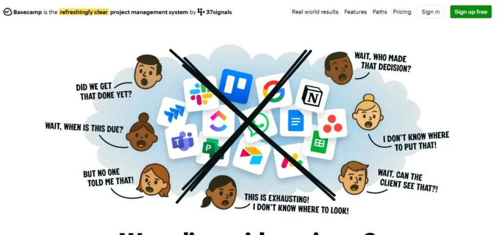 Basecamp - Marketing Project Management Tools