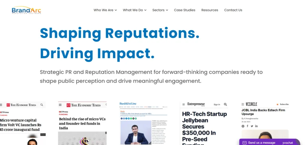 PR Agency in Bangalore - BrandArc Reputation Advisors