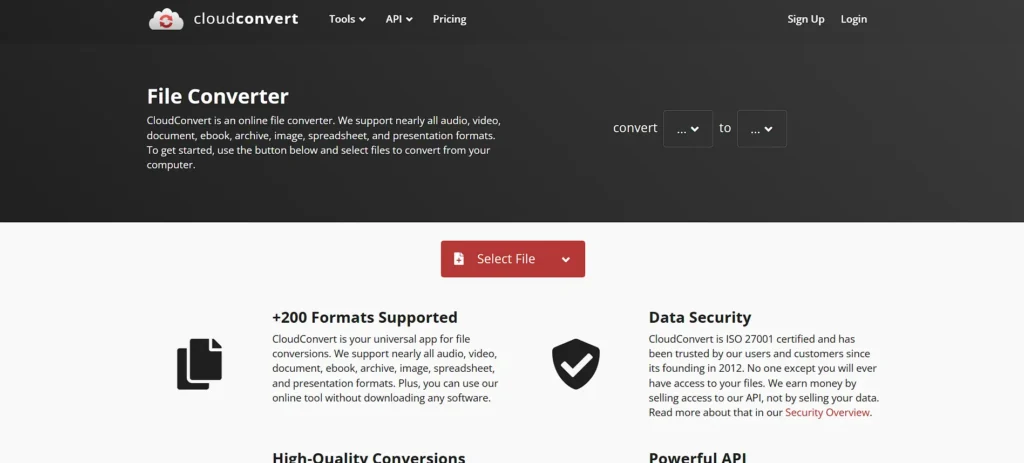 video compression software - CloudConvert