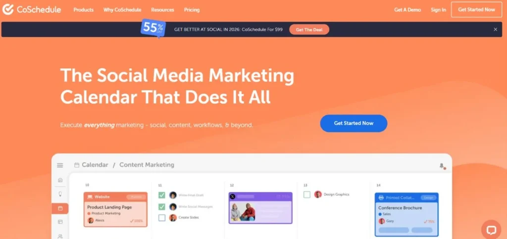 CoSchedule - Marketing Project Management Tools