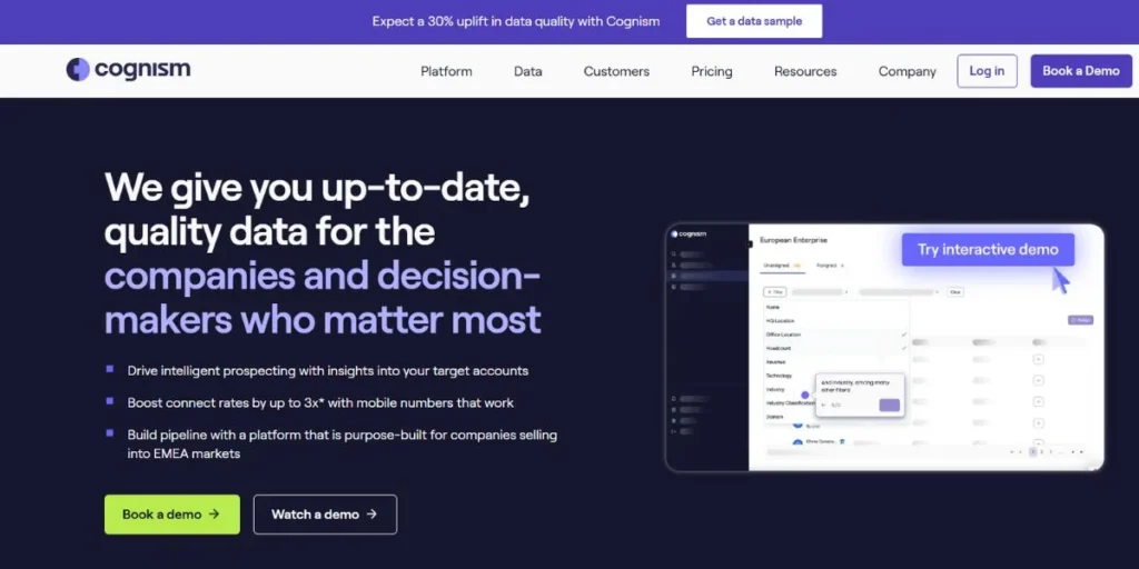 Cognism - Sales Automation Software
