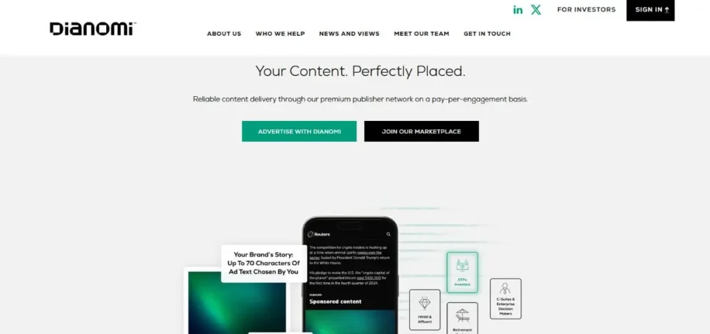 Dianomi - Content Syndication Platforms
