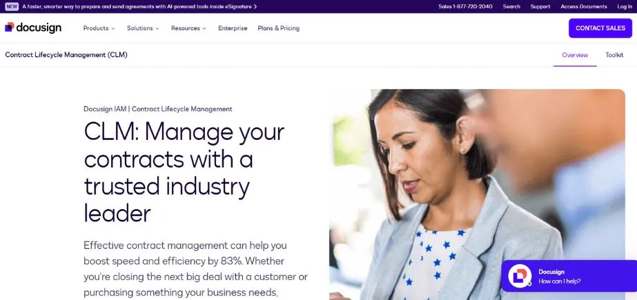 Docusign CLM - Contract Management Software