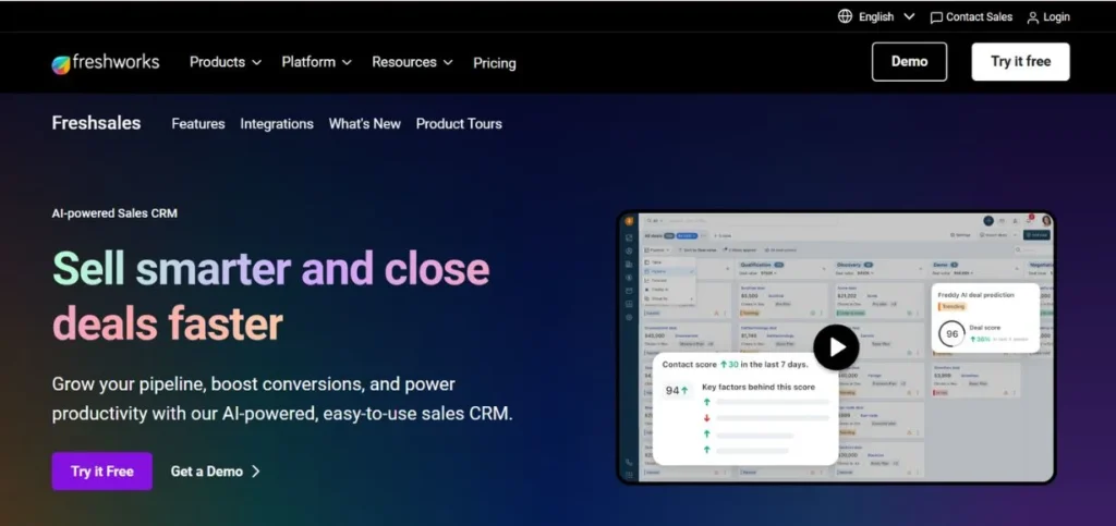 Freshsales - B2B CRM Tools